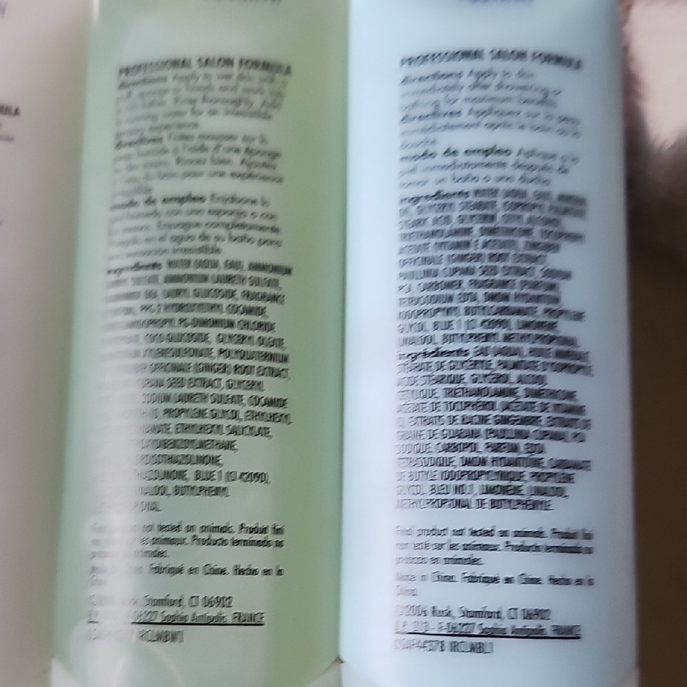 New Rusk Sensories Calm Shampoo, Conditioner, Body Wash, & Lotion Travel Set - Picture 3 of 5